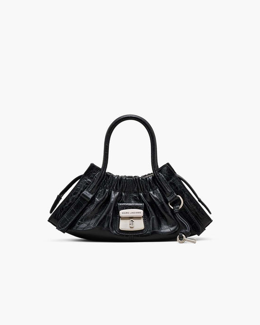 The Croc Cristina Small Satchel Black Marc Jacobs