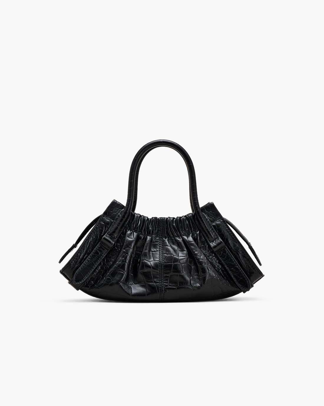 The Croc Cristina Small Satchel Black Marc Jacobs