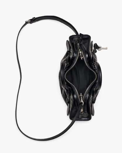 The Croc Cristina Small Satchel Black Marc Jacobs