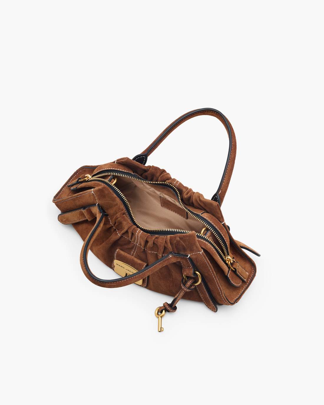 The Suede Cristina Small Satchel Copper Marc Jacobs