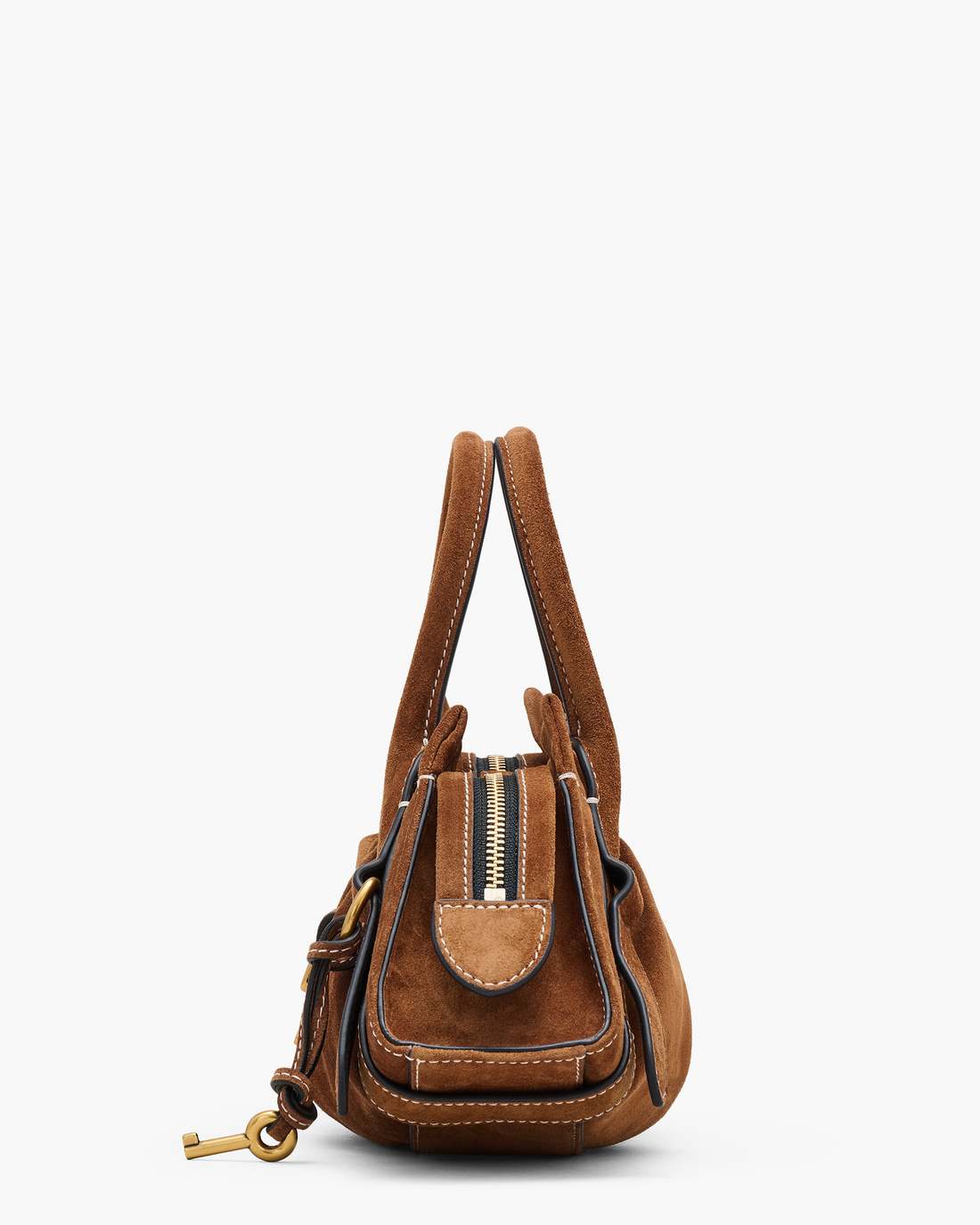 The Suede Cristina Small Satchel Copper Marc Jacobs