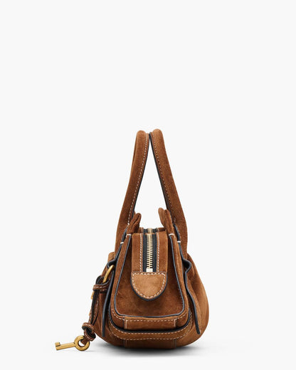 The Suede Cristina Small Satchel Copper Marc Jacobs