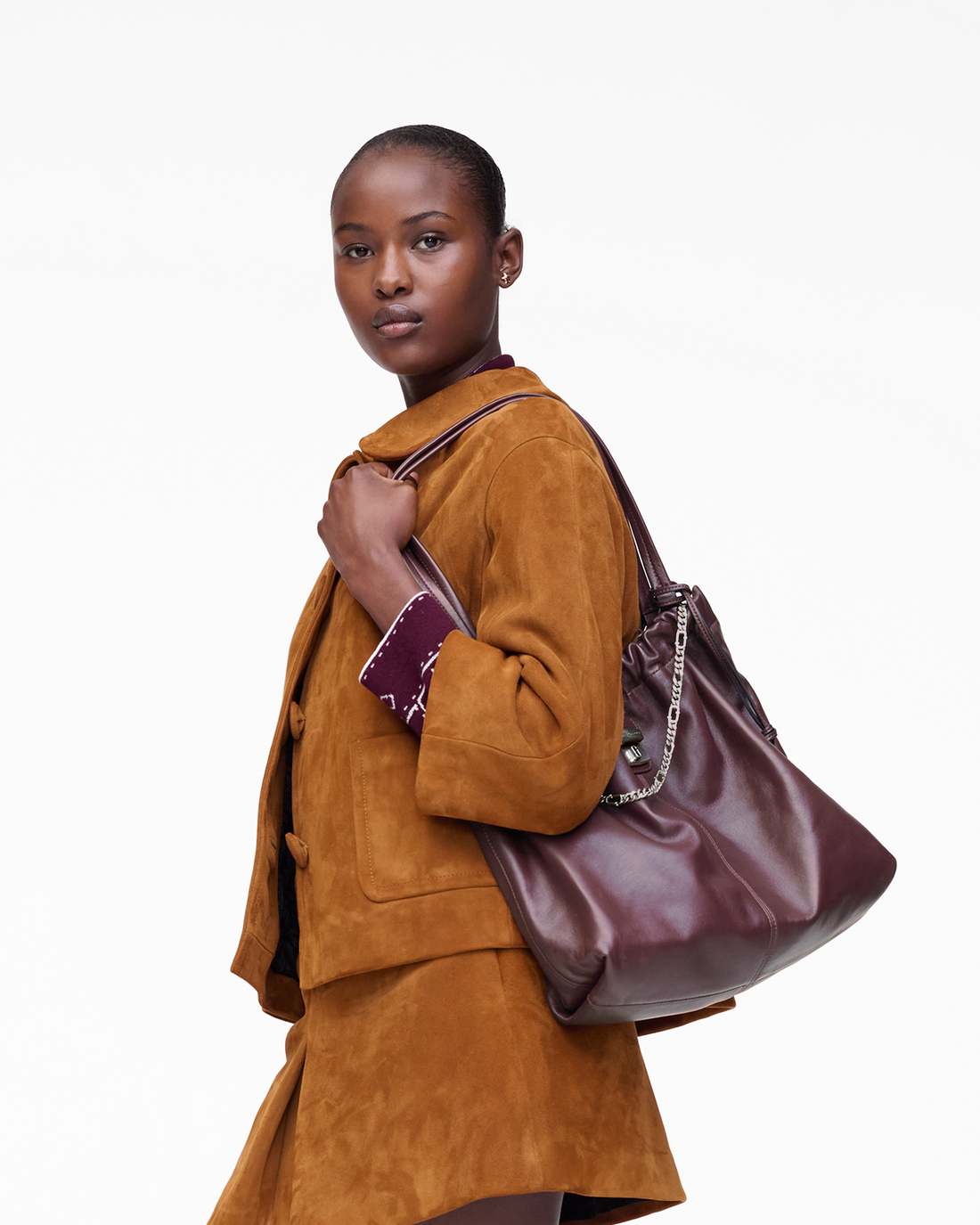The Cristina Tote Dark Plum Marc Jacobs
