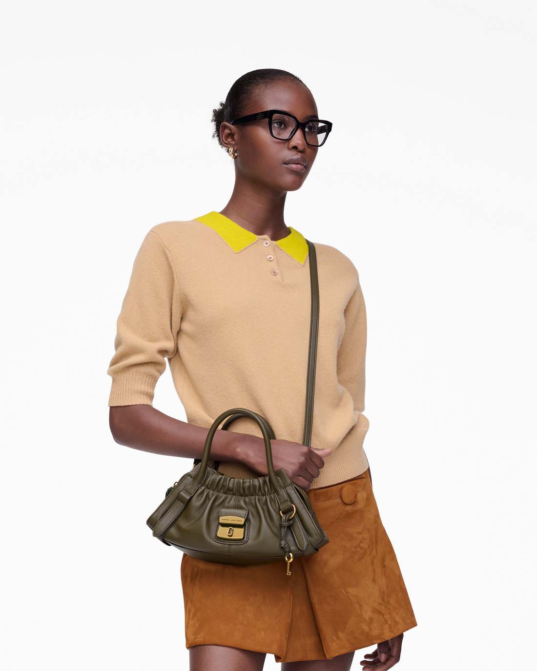 The Cristina Small Satchel Beech Marc Jacobs