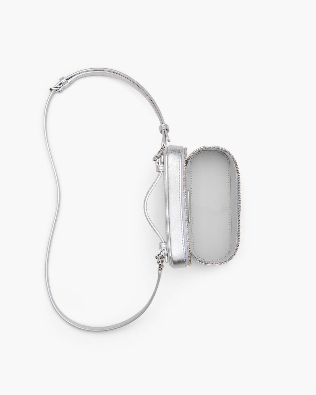 The Metallic Everyday Vanity Bag Silver Marc Jacobs