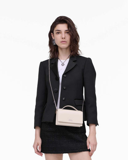 The Glam Mirror Mini Bag Cotton White Marc Jacobs