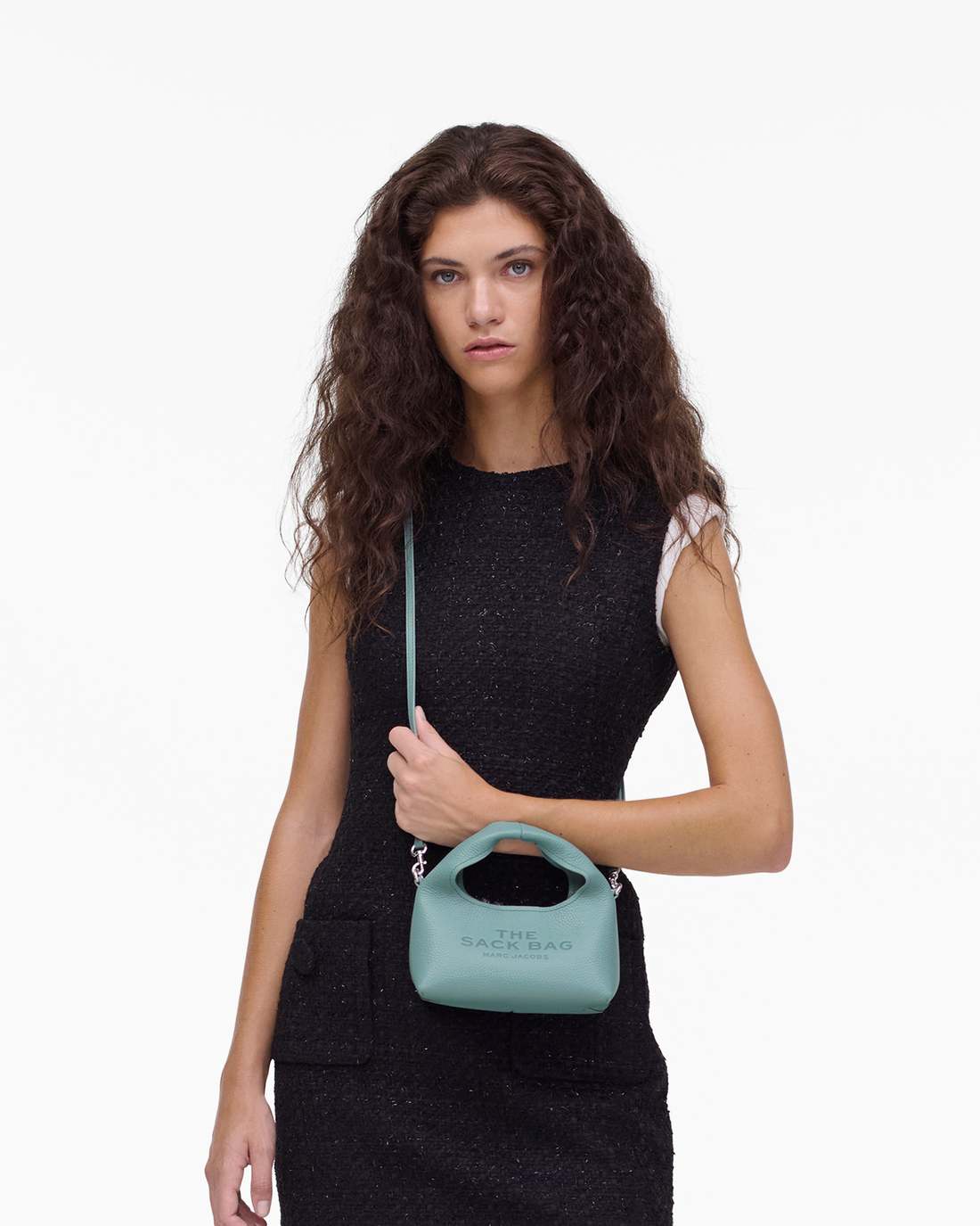 The Micro Crossbody Sack Bag Sky Blue Marc Jacobs