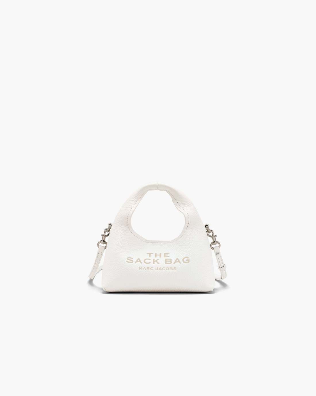 The Micro Crossbody Sack Bag White Marc Jacobs