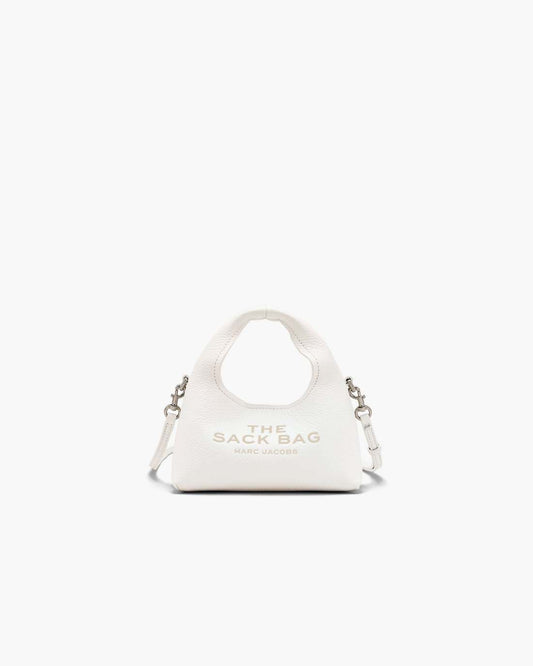 The Micro Crossbody Sack Bag White Marc Jacobs