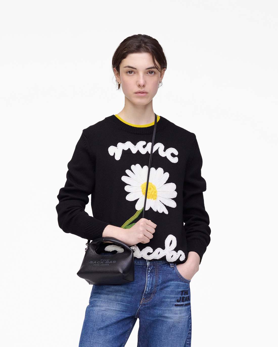 The Micro Crossbody Sack Bag Black Marc Jacobs