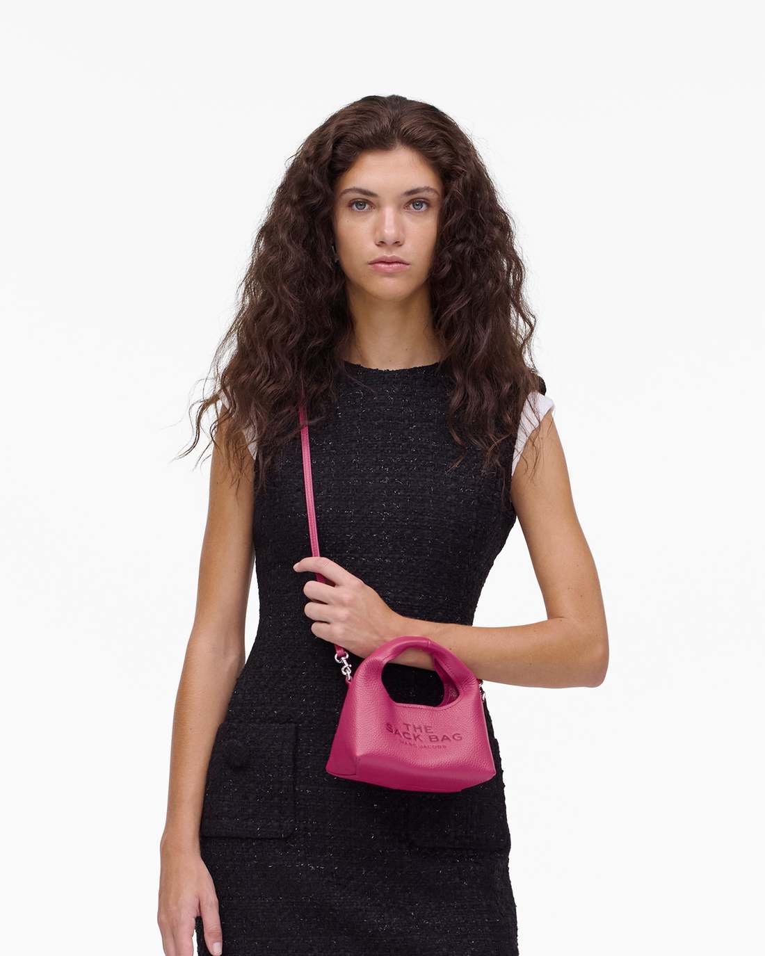 The Micro Crossbody Sack Bag Raspberry Pink Marc Jacobs