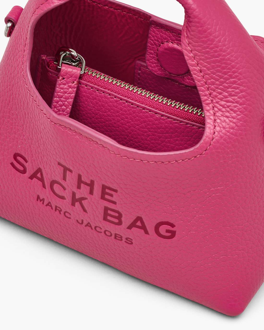 The Micro Crossbody Sack Bag Raspberry Pink Marc Jacobs