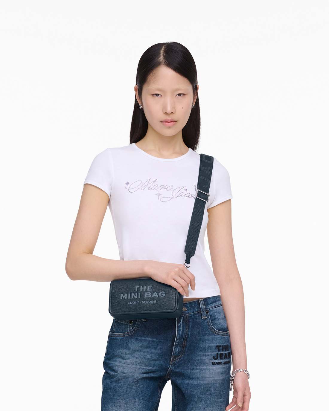 The Leather Mini Bag Blue Sea Marc Jacobs