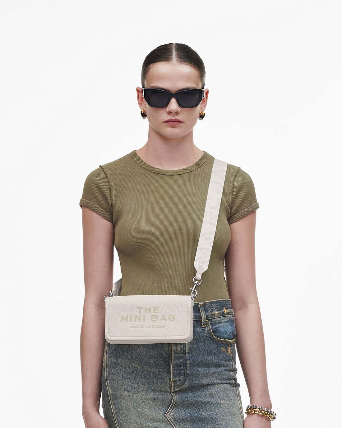 The Leather Mini Bag Cotton Marc Jacobs