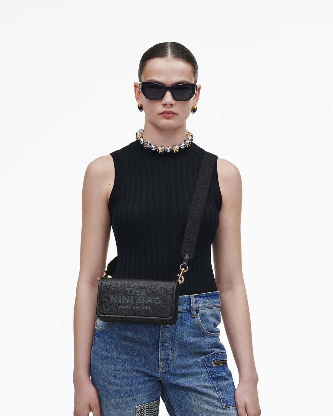 The Leather Mini Bag Black Marc Jacobs