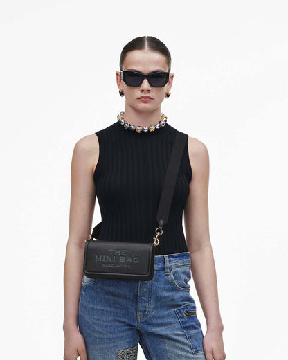 The Leather Mini Bag Black Marc Jacobs