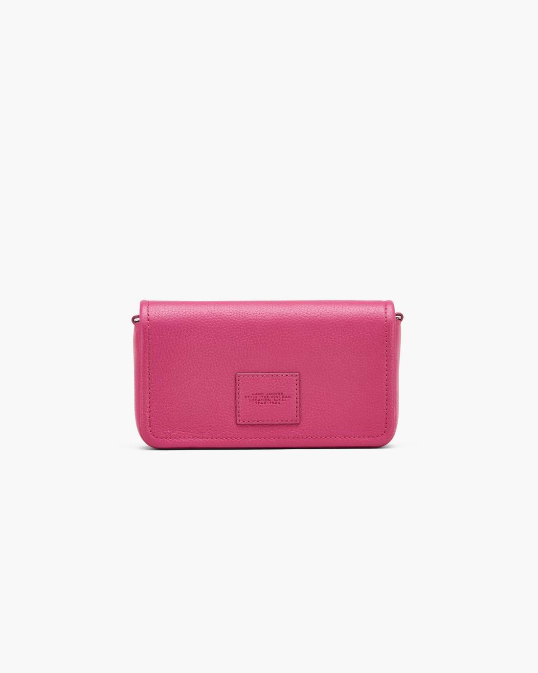 The Leather Mini Bag Raspberry Pink Marc Jacobs