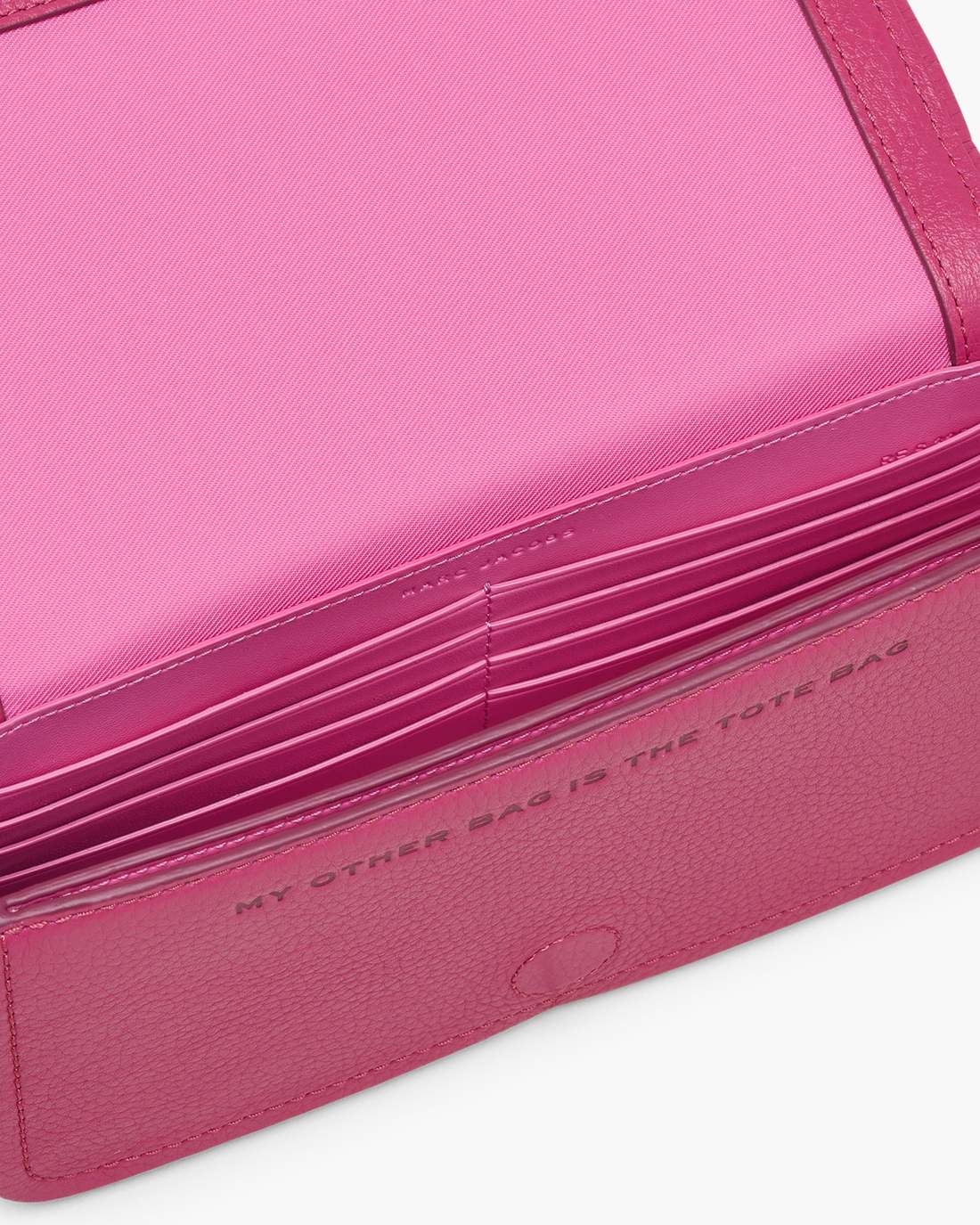 The Leather Mini Bag Raspberry Pink Marc Jacobs