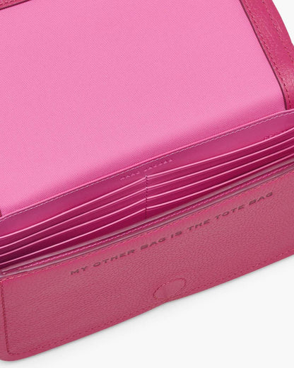 The Leather Mini Bag Raspberry Pink Marc Jacobs