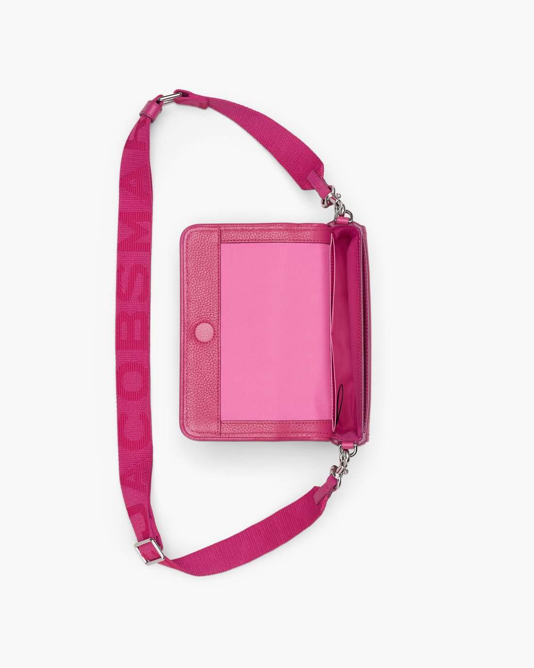 The Leather Mini Bag Raspberry Pink Marc Jacobs
