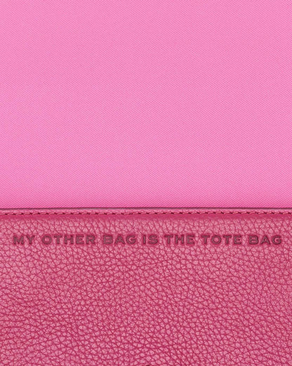 The Leather Mini Bag Raspberry Pink Marc Jacobs