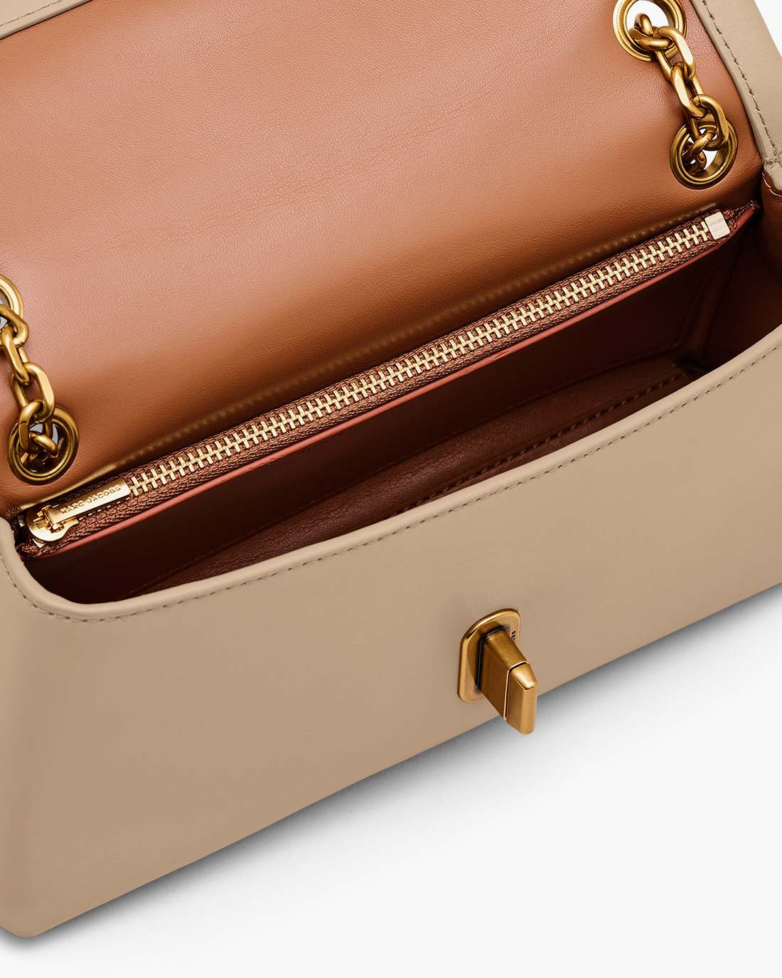 The Dual Chain Mini Bag Camel Marc Jacobs