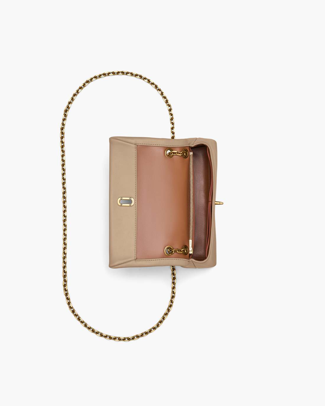The Dual Chain Mini Bag Camel Marc Jacobs