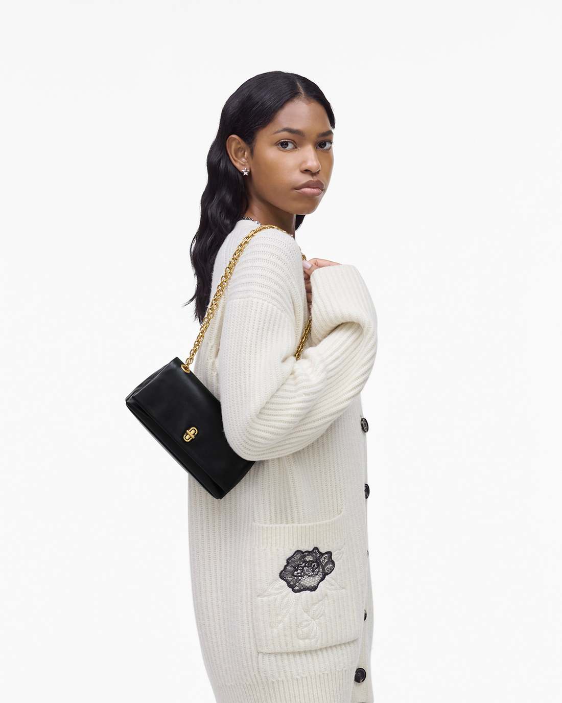 The Dual Chain Mini Bag Black Marc Jacobs