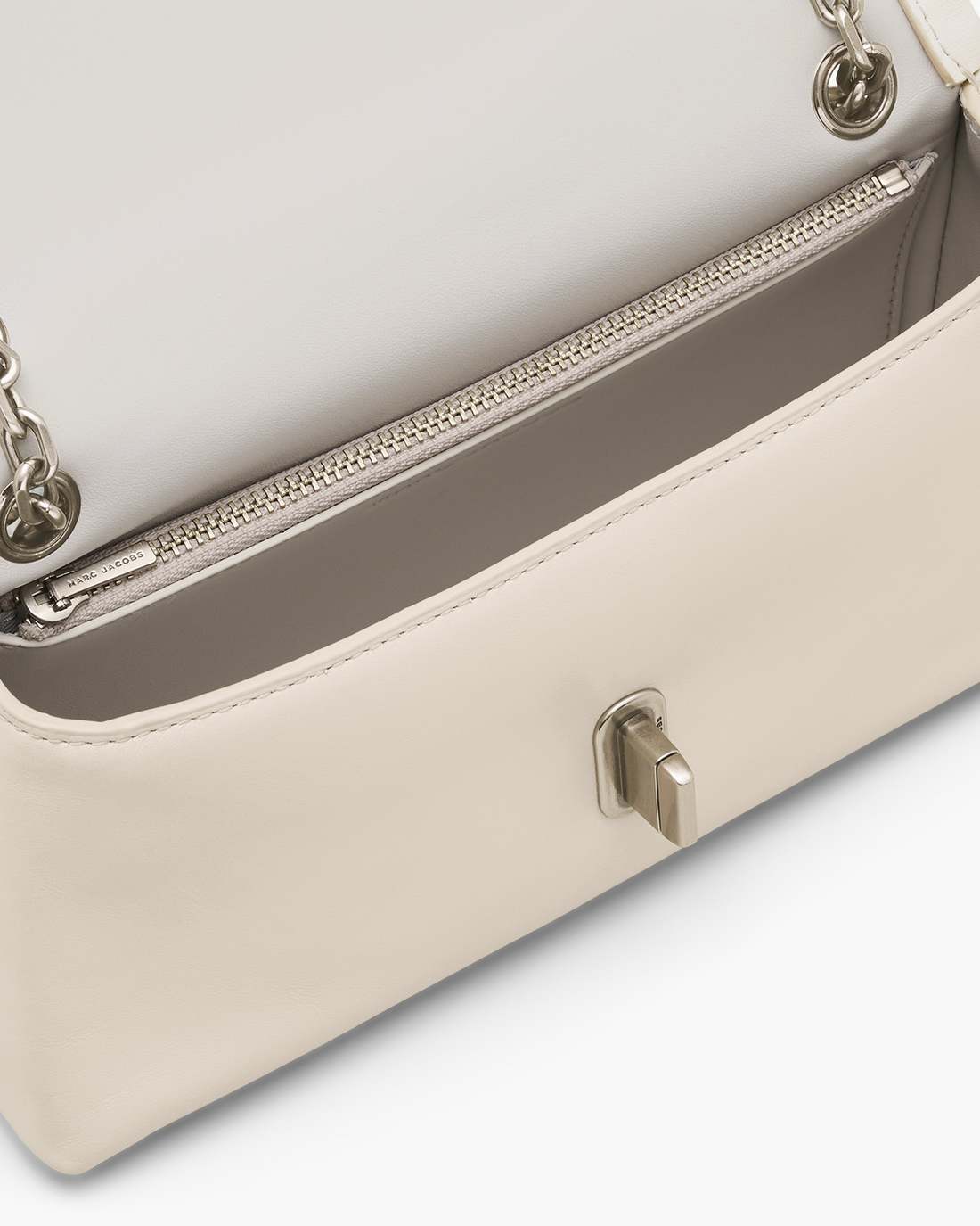 The Dual Chain Mini Bag Cloud White Marc Jacobs