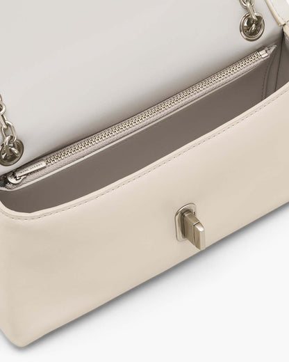 The Dual Chain Mini Bag Cloud White Marc Jacobs