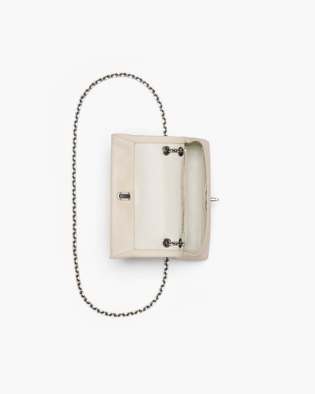The Dual Chain Mini Bag Cloud White Marc Jacobs