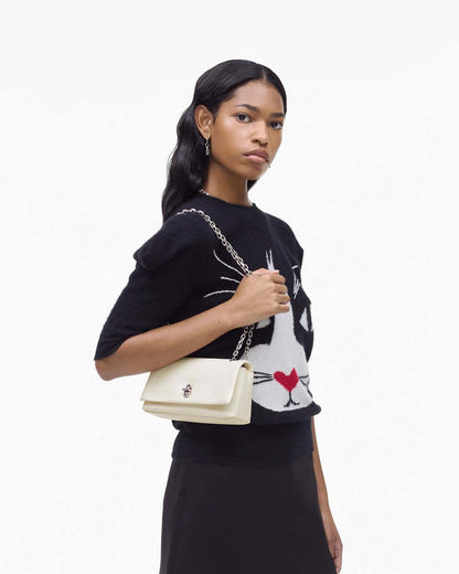 The Dual Chain Mini Bag Cloud White Marc Jacobs