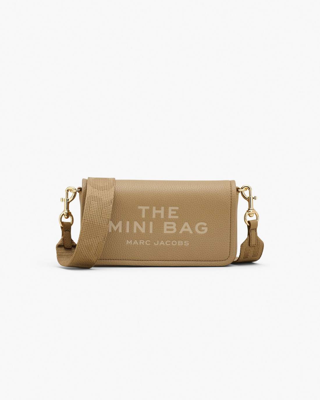 The Leather Mini Bag Camel Marc Jacobs