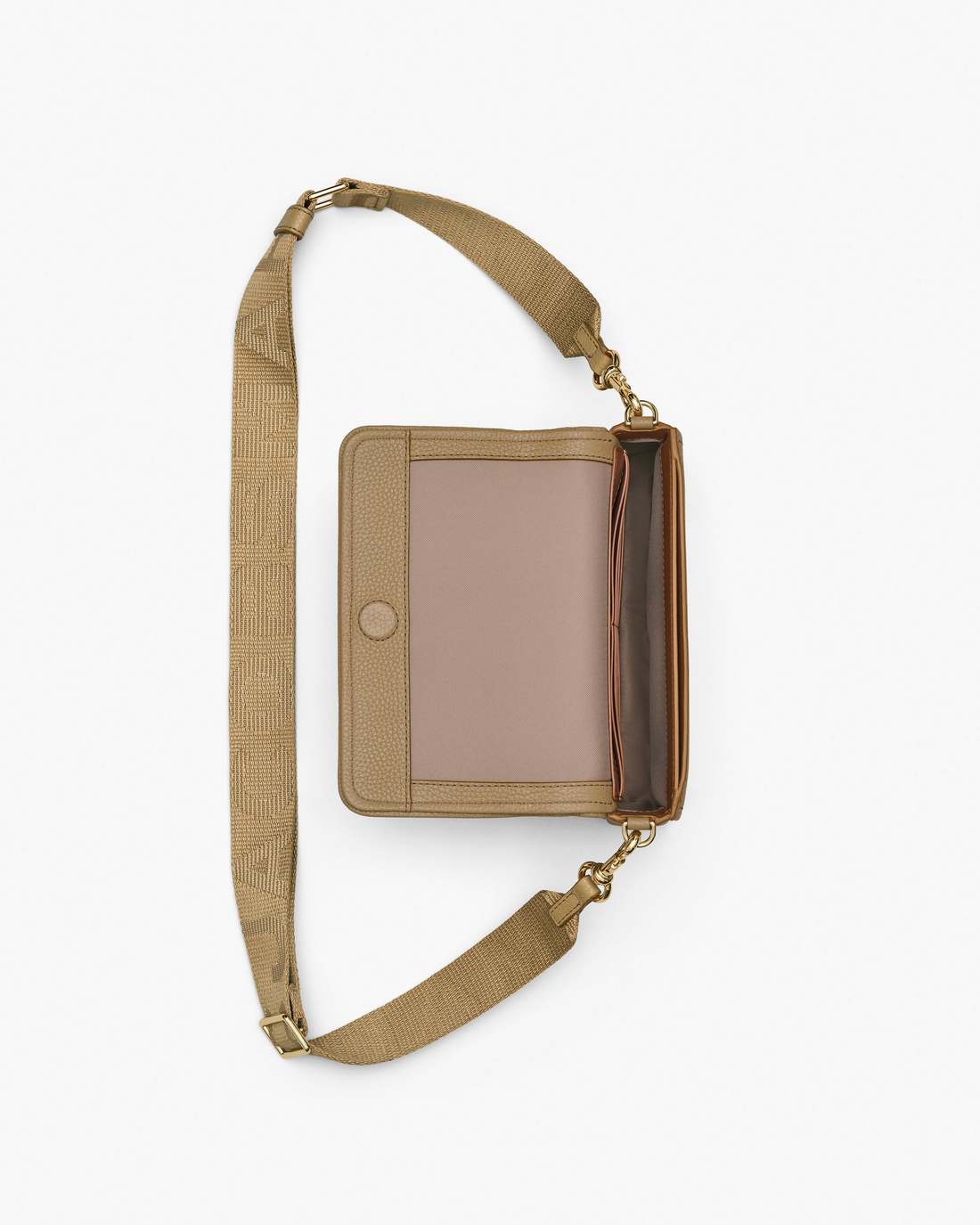 The Leather Mini Bag Camel Marc Jacobs