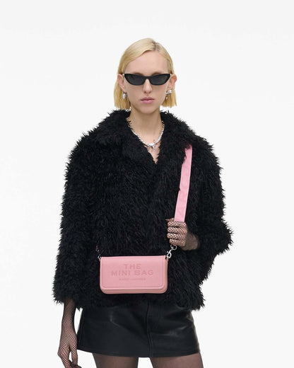 The Leather Mini Bag Ribbon Pink Marc Jacobs