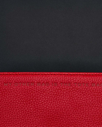 The Leather Mini Bag True Red Marc Jacobs