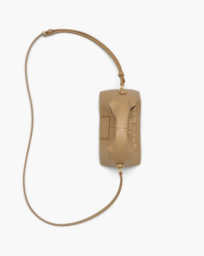 The Micro Crossbody Sack Bag Camel Marc Jacobs