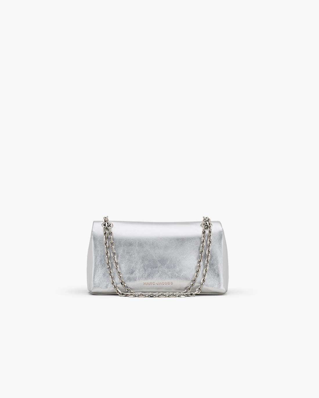 The Metallic Dual Chain Mini Bag Silver Marc Jacobs