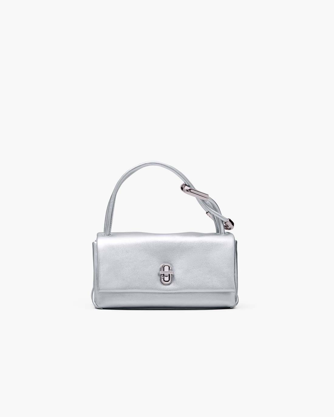 The Metallic Mini Dual Bag Silver Marc Jacobs