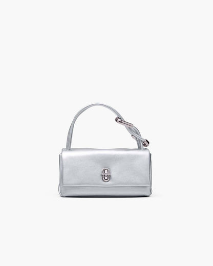 The Metallic Mini Dual Bag Silver Marc Jacobs
