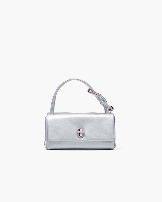 The Metallic Mini Dual Bag Silver Marc Jacobs