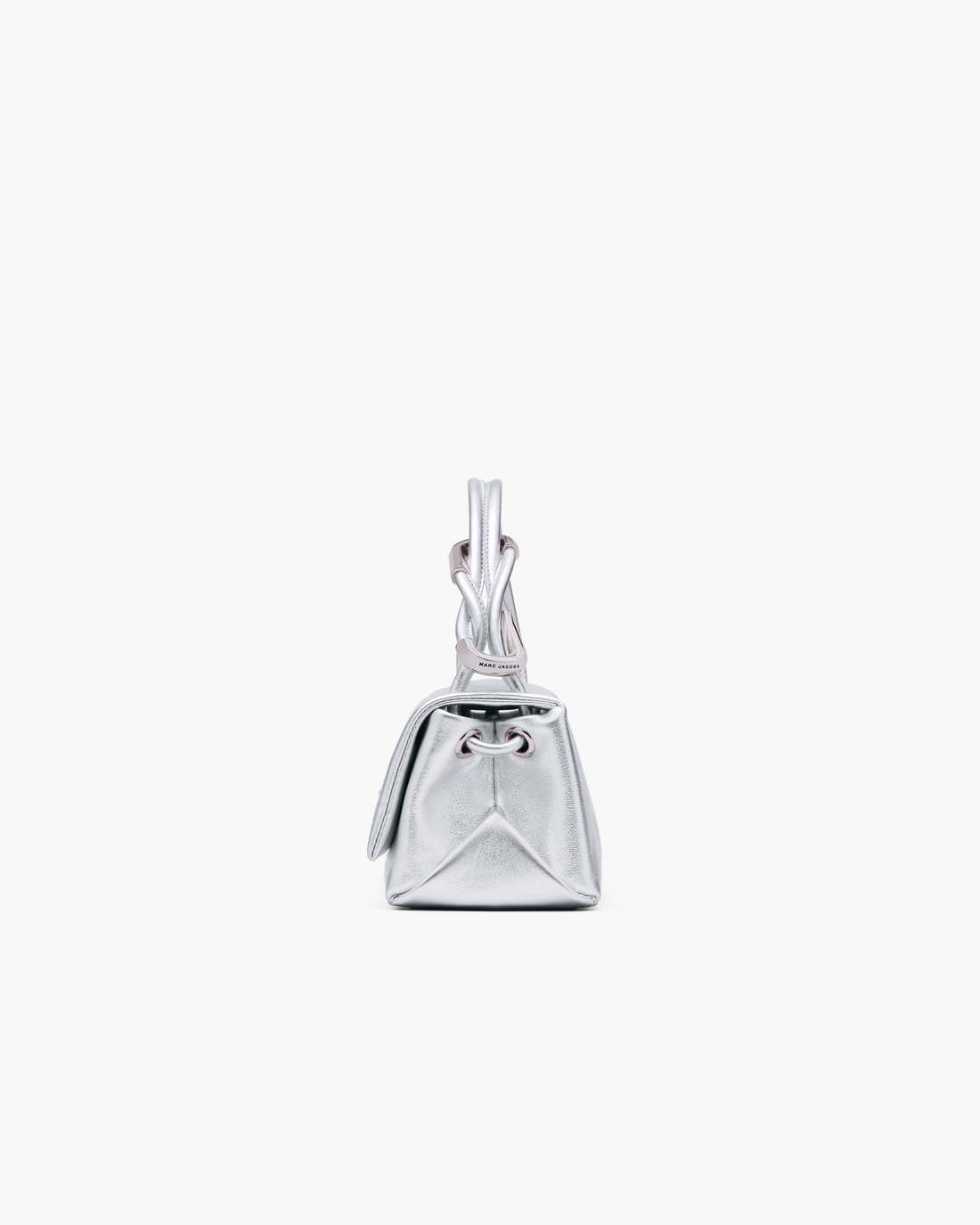 The Metallic Mini Dual Bag Silver Marc Jacobs