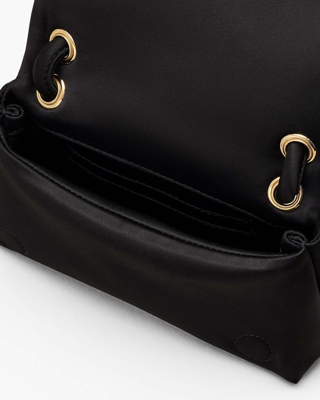 The Satin Micro Dual Bag Black Marc Jacobs