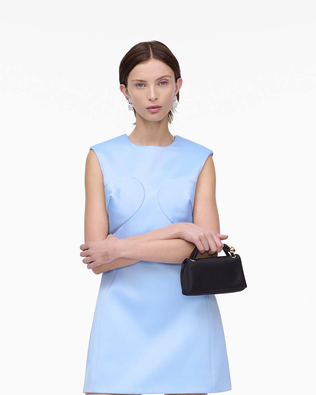 The Satin Micro Dual Bag Black Marc Jacobs