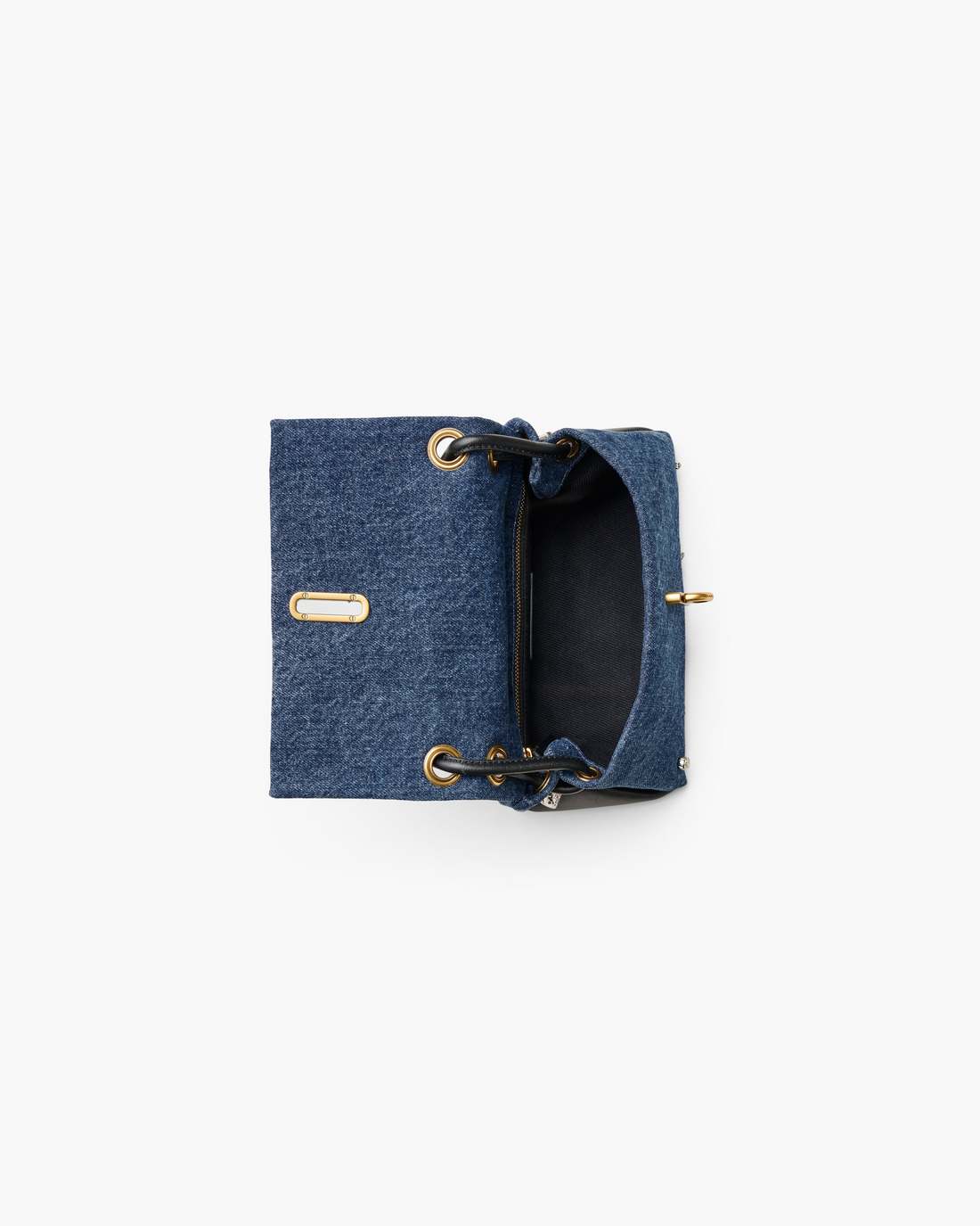 The Trinket Charm Denim Mini Dual Bag Medium Wash Multi Marc Jacobs