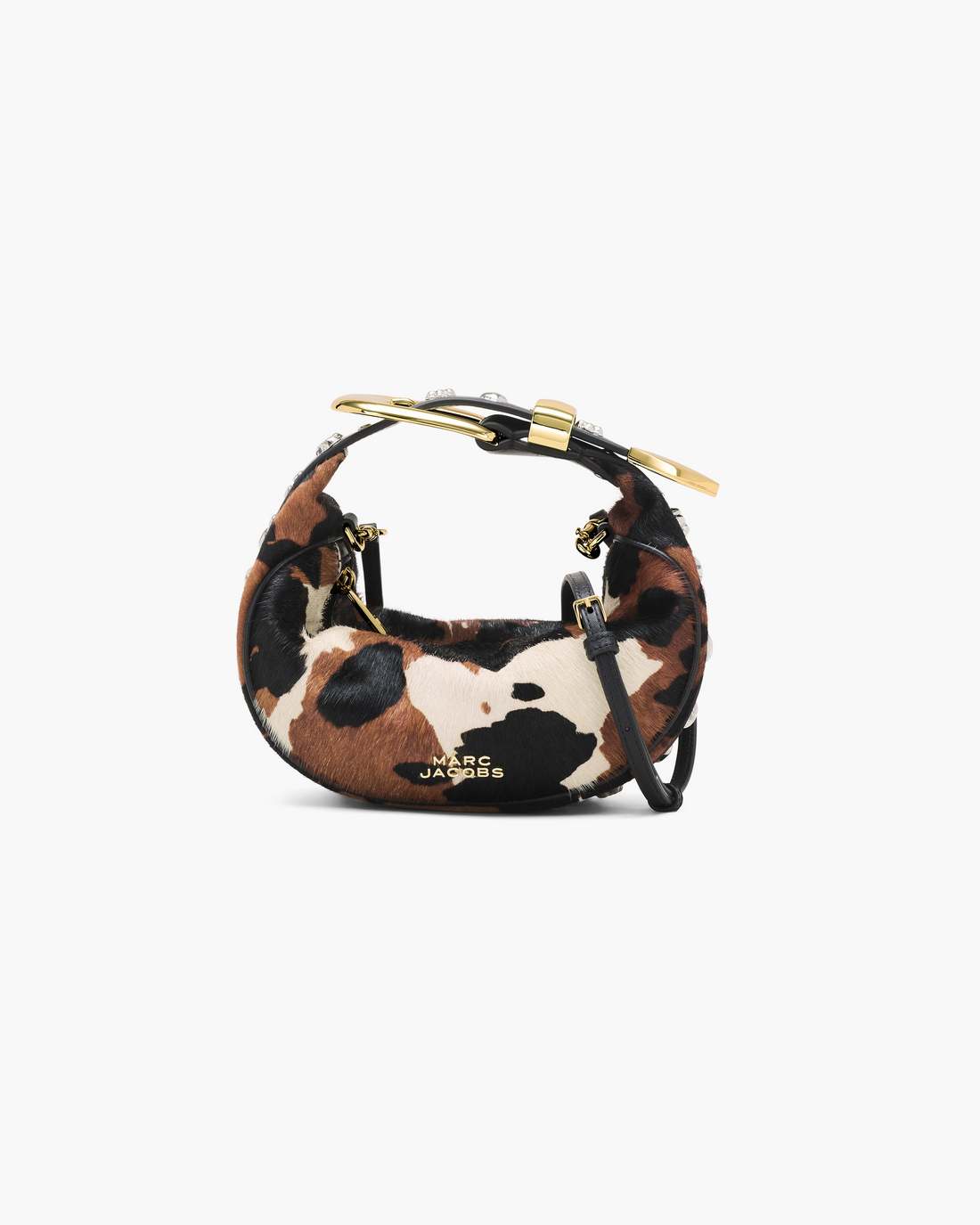 The Cow Haircalf Party Bag Mocha Multi Marc Jacobs