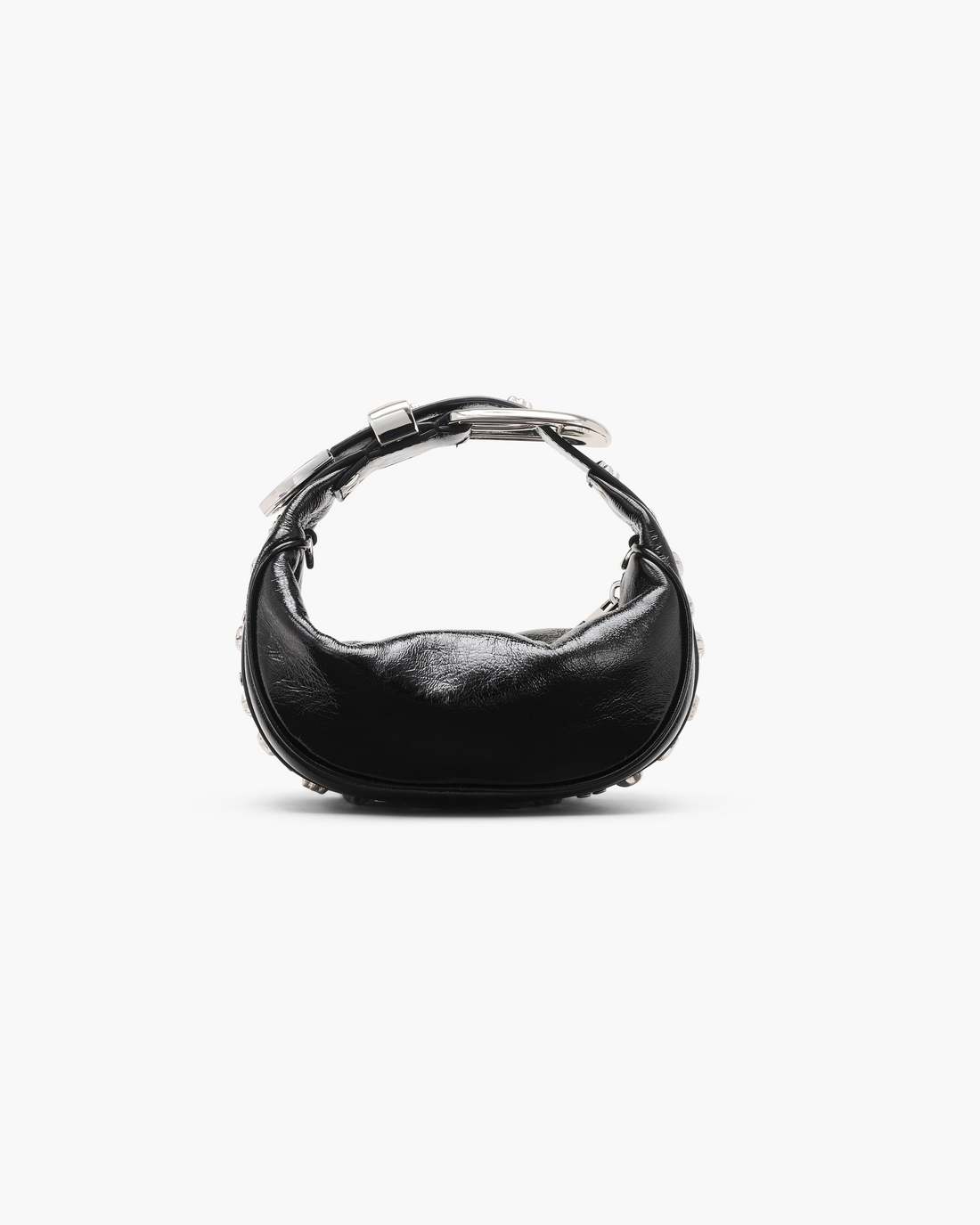 The Crinkle Patent Party Bag Black Marc Jacobs