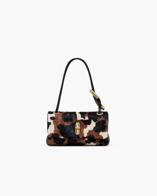 The Cow Haircalf Mini Dual Shoulder Bag Mocha Multi Marc Jacobs