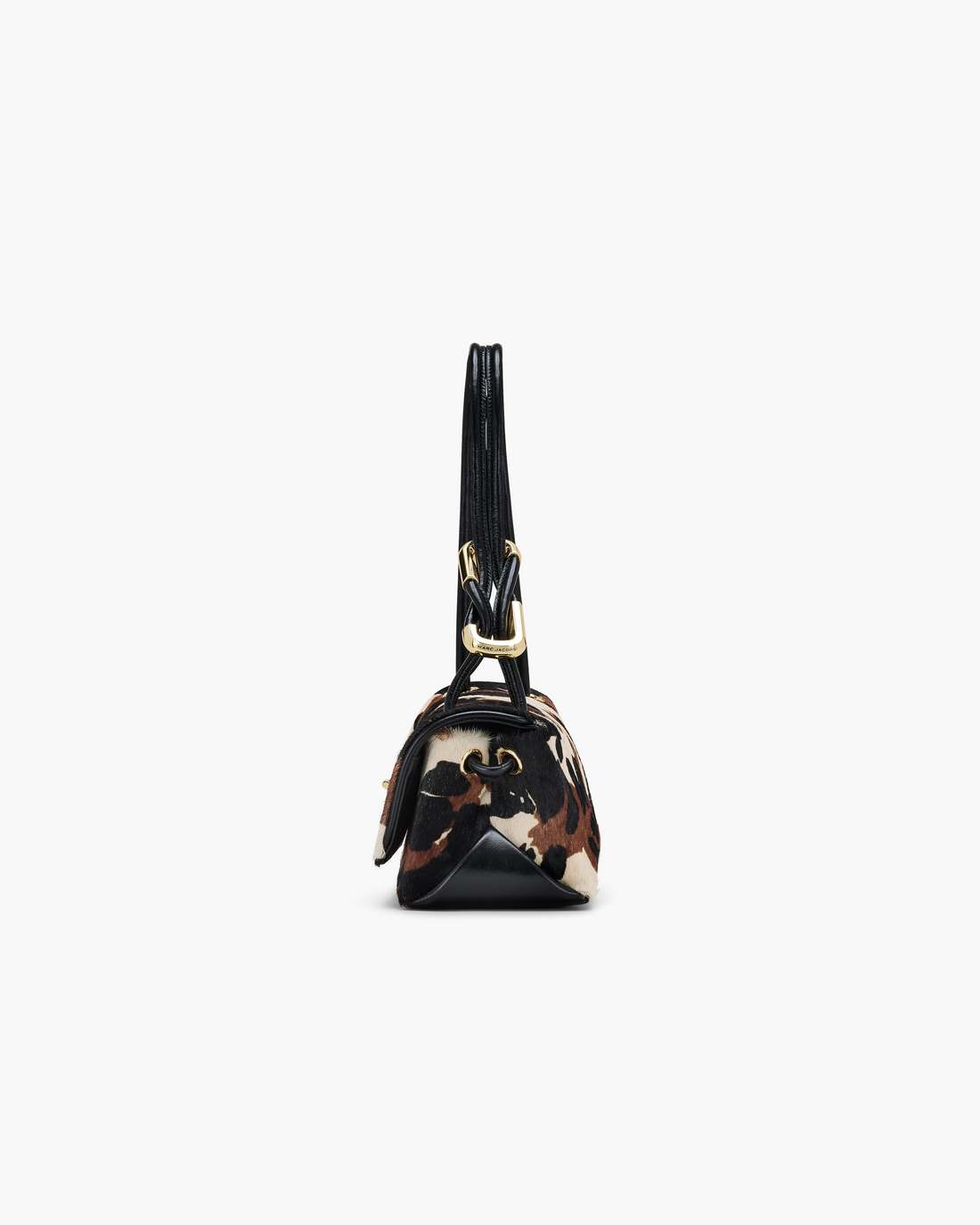 The Cow Haircalf Mini Dual Shoulder Bag Mocha Multi Marc Jacobs