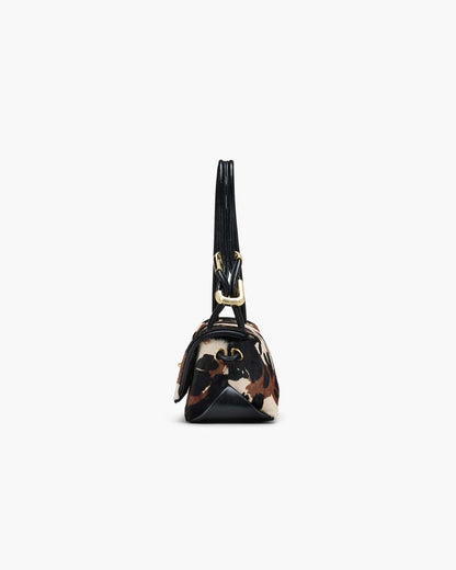The Cow Haircalf Mini Dual Shoulder Bag Mocha Multi Marc Jacobs